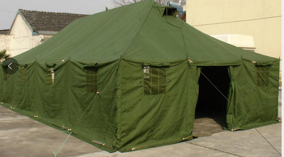 Große militärische überschüssige Segeltuch-Zelt 12*4.8m wasserdichte SGS-ISO