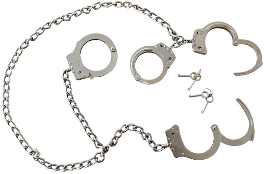 Kohlenstoffstahl-Nickel Handschellen und Legcuffs für Gefangenen