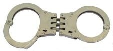 Qualität  Self Defense Anti Riot Police Equipment Carbon Steel NIJ Real Police Handcuffs Fabrik