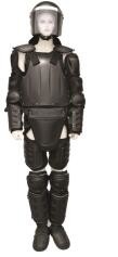 Voller Körper-Antiaufstand-Anzug, schwarze Sicherheits-Antibakterien