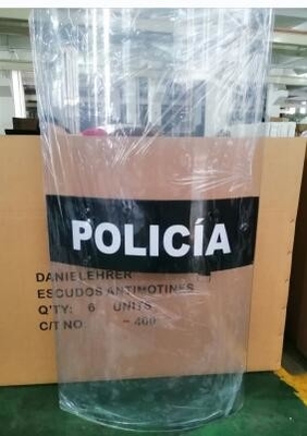 Polizeischild, Transparentes Polycarbonatschild