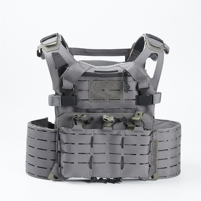 Komfort Militärische taktische kugelsichere Weste mit integrierten ballistischen Platten und Knopfverschluss