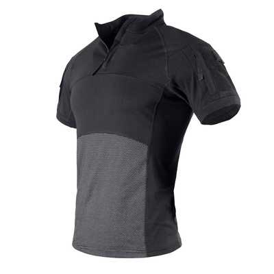 Frosch T-Shirts Kurzärme Outdoor Sport Camping Taktisches T-Shirt Kurzärme mit Taschen am Arm