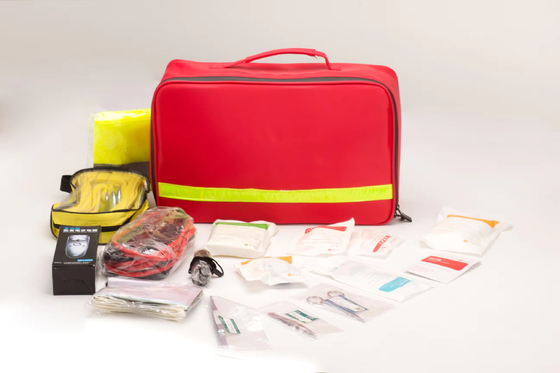 Rot Farbe Erste-Hilfe-Taktik-Tasche Kompakt Leichtgewicht und mit notwendigen Vorräten gepackt Erste-Hilfe-Tasche Medizintechnik
