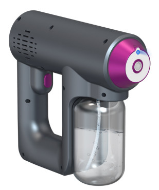 DEPOSON BLUAMEC Nano Sanitizer Sprayer: 350 ml Ozonwasserreiniger mit 2500 mAh Batterie für Innen- und Außenbereich