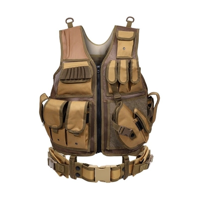 Taktische Weste Nylon Molle System 2,5 kg Abnehmbare Schultergurt Einstellbare Taillengurt
