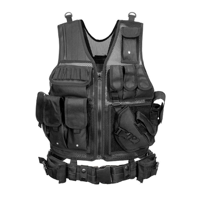 Taktische Weste Nylon Molle System 2,5 kg Abnehmbare Schultergurt Einstellbare Taillengurt
