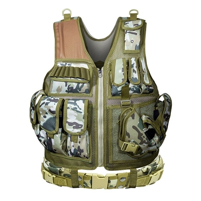 Taktische Weste Nylon Molle System 2,5 kg Abnehmbare Schultergurt Einstellbare Taillengurt