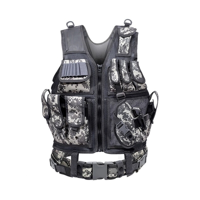 Taktische Weste Nylon Molle System 2,5 kg Abnehmbare Schultergurt Einstellbare Taillengurt