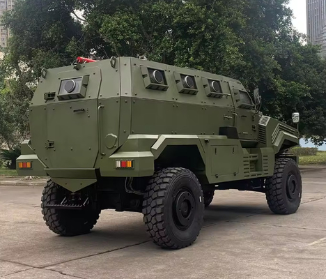 830 kg Vollgewichts gepanzertes Sicherheitsfahrzeug Vollzeit-Vierradantriebstechnologie