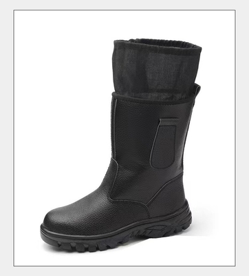 Anti-Schlag-Anti-Stäbchen Warm schwarz Hoch-Top Arbeitsschutz Stiefel Schweißen geschlossenen Arbeitsschuhen
