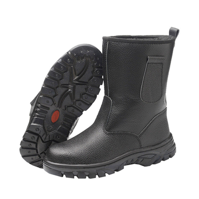 Anti-Schlag-Anti-Stäbchen Warm schwarz Hoch-Top Arbeitsschutz Stiefel Schweißen geschlossenen Arbeitsschuhen
