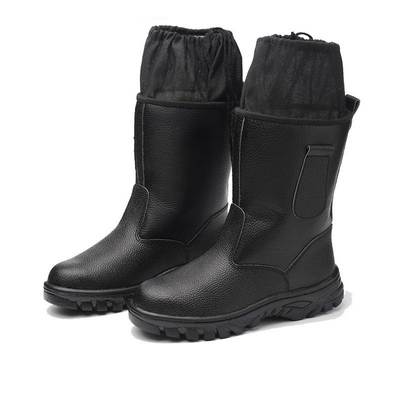 Anti-Schlag-Anti-Stäbchen Warm schwarz Hoch-Top Arbeitsschutz Stiefel Schweißen geschlossenen Arbeitsschuhen