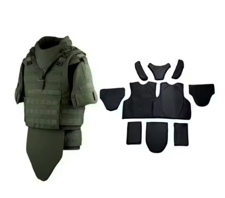 Tactical Gear Security Molle System Oxford Stoff Trägerweste Taktische Weste mit weichen UHMWPE Rüstungsplatte