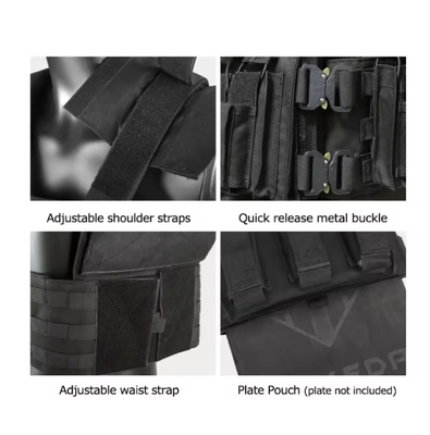 Tactical Veste Jagdgerät Plattenträger Grün Vollschutzveste Tactical Outdoor Training