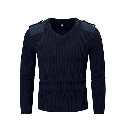Männer Olivengrün Gewirkt Herbst Winter Warm halten Dicke Kampfswetter Outdoor Taktischer Pullover