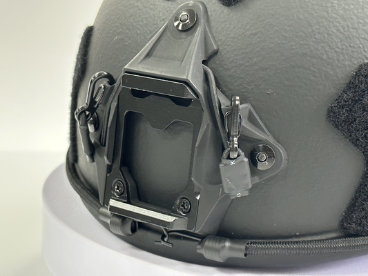 Taktischer Ballistikhelm NIJ IIIA UHWPE Schwarze Farbe für Männer Taktische Militärübung