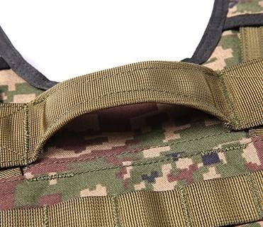 Einschließlich schwarze Ballistikweste aus Nylon mit Langlebigkeit und Komfort