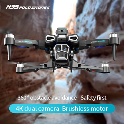 Professionelle 4K HD ESC Dual-Kamera Mini-Drohne H35 Bürstenlose optische Strömung WIFI Quadcopter Hindernisvermeidung Fernbedienung