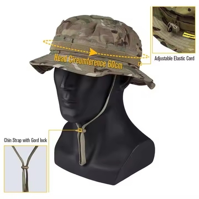 Taktische schnell trockene Kopfbedeckung mit Visor und verstellbarem Seil