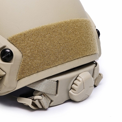 FAST Ballistikhelm NIJ IIIA Ballistikschutzkopfbekleidung Kevlar Taktische Große Größe Hochschnitt Khaki-Helm