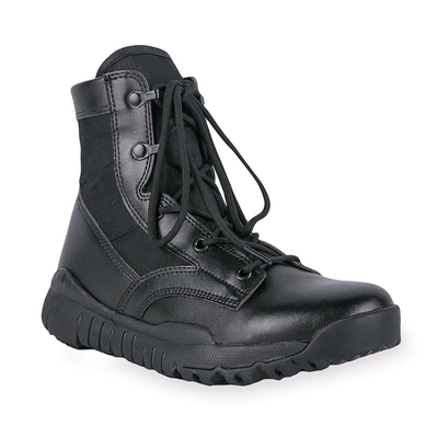 Tactical Boots mit wasserdichtem Leder, Schnürspitzen und Baumwollverkleidung