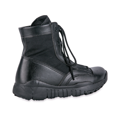 Tactical Boots mit wasserdichtem Leder, Schnürspitzen und Baumwollverkleidung