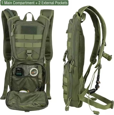 3L taktischer Molle Rucksack für Radfahren Wandern Laufen Bergsteigen Wasserlagerbeutel