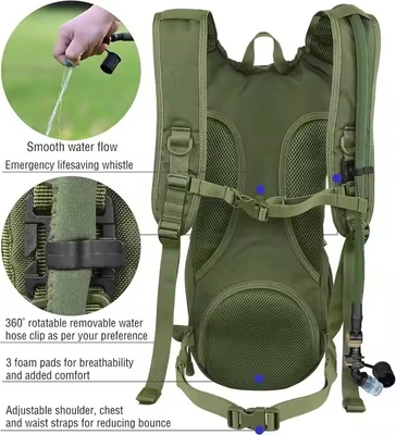 3L taktischer Molle Rucksack für Radfahren Wandern Laufen Bergsteigen Wasserlagerbeutel