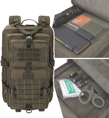 Bergwanderung Wanderung Taktischer Rucksack Fitnessraum Sport Innenraum Reißverschluss Tasche 600D Polyester Reiselager Taktischer Rucksack