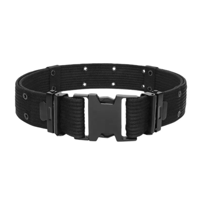 Schwarz Schnellveröffentlichung Außenwasserdicht PP Custom Webbing Taktischer Gürtel für Männer Taktisches Training Outdoor Sport und Wandern