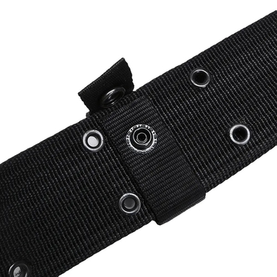 Schwarz Schnellveröffentlichung Außenwasserdicht PP Custom Webbing Taktischer Gürtel für Männer Taktisches Training Outdoor Sport und Wandern