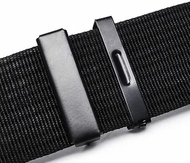 Schwarz Schnellveröffentlichung Außenwasserdicht PP Custom Webbing Taktischer Gürtel für Männer Taktisches Training Outdoor Sport und Wandern
