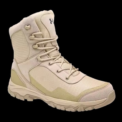 Khaki Wasserdicht Rutschfester Komfortabel Taktisch zum Training Wandern Outdoor Training Stiefel für Männer