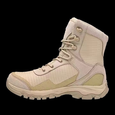 Khaki Wasserdicht Rutschfester Komfortabel Taktisch zum Training Wandern Outdoor Training Stiefel für Männer