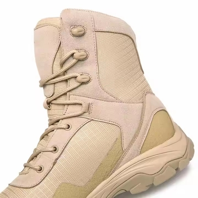 Khaki Wasserdicht Rutschfester Komfortabel Taktisch zum Training Wandern Outdoor Training Stiefel für Männer