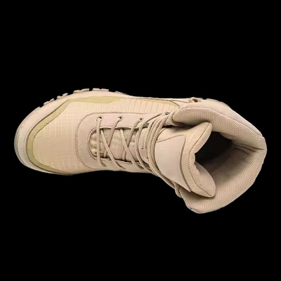 Khaki Wasserdicht Rutschfester Komfortabel Taktisch zum Training Wandern Outdoor Training Stiefel für Männer