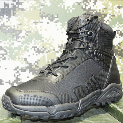 Militärstiefel und taktische Stiefel für Männer, CoolMax taktische Kampfstiefel langlebige Lederarbeit Dienstleistung Outdoor Wandern Angriff Boo