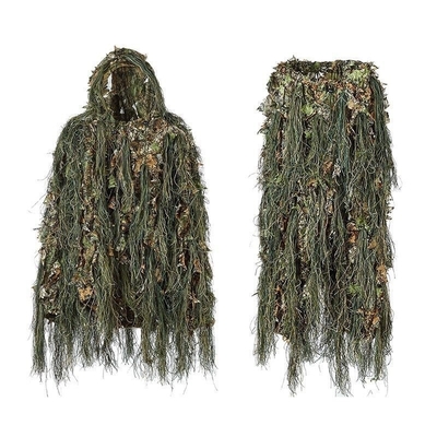 China Xinxin Taktische Jagd im Freien Langlebiges Training Tarnung Wasserdicht Atmungsfähig 3D Leaf Ghillie Anzug