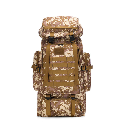 80L Wasserdichte Tarnung Wanderschuh Rucksack Freizeit Taktischer Rucksack Outdoor Sport zu Fuß Reise Rucksack