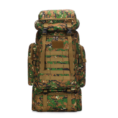 80L Wasserdichte Tarnung Wanderschuh Rucksack Freizeit Taktischer Rucksack Outdoor Sport zu Fuß Reise Rucksack