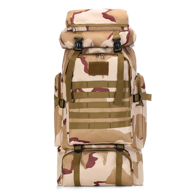 80L Wasserdichte Tarnung Wanderschuh Rucksack Freizeit Taktischer Rucksack Outdoor Sport zu Fuß Reise Rucksack