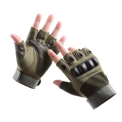 Halb Einzel Taktische Leichtgewichtsrutschfeste Fingerlose Handschuhe Taktische Ausrüstung für Outdoor-Aktivitäten