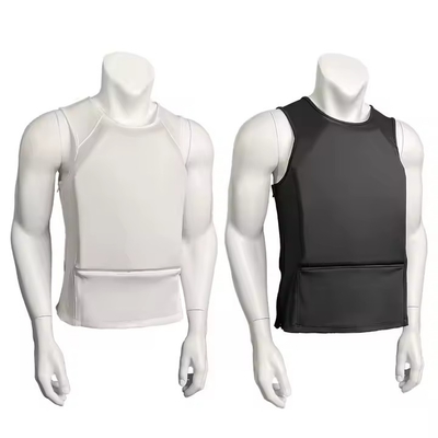 IIIA Leichtgewicht Verborgene Schutzweste T-Shirt mit PE und Aramid Stretch Polyester Stoff