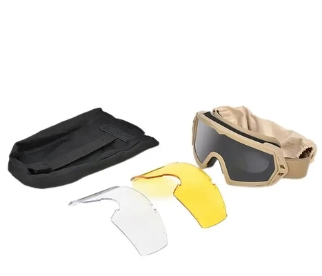 Tacticak Outdoor-Ausrüstung Augenschutzbrille Nebelschutzbrille Jagdradfahren