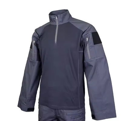 Tactical Suit mit Reißverschluss in dunkelblau mit individuellem Logo