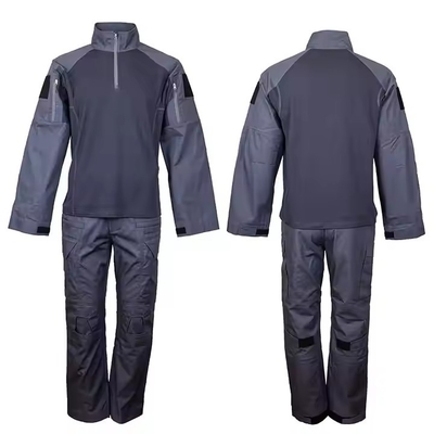 Tactical Suit mit Reißverschluss in dunkelblau mit individuellem Logo