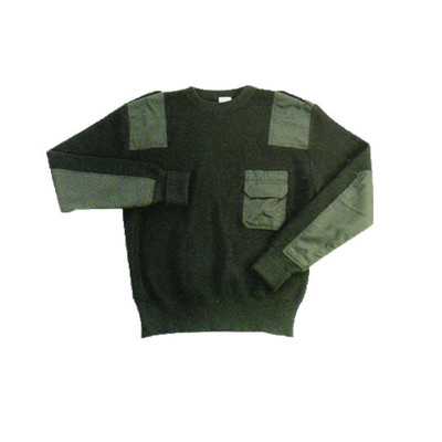 Einheitlich angepasste Brusttasche V-Hals Strickwäsche Pullover Taktisches Tragen Pullover