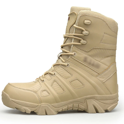 Panamas Sole Kampfstiefel Taktische Stiefel Schockdichte Polizeistiefel schwarzer Stiefel