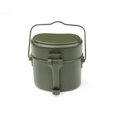 Tactical Canteen Olivengrün Aluminium Wasserkocher 3 Stück Lunchbox Tactical Outdoor Gear